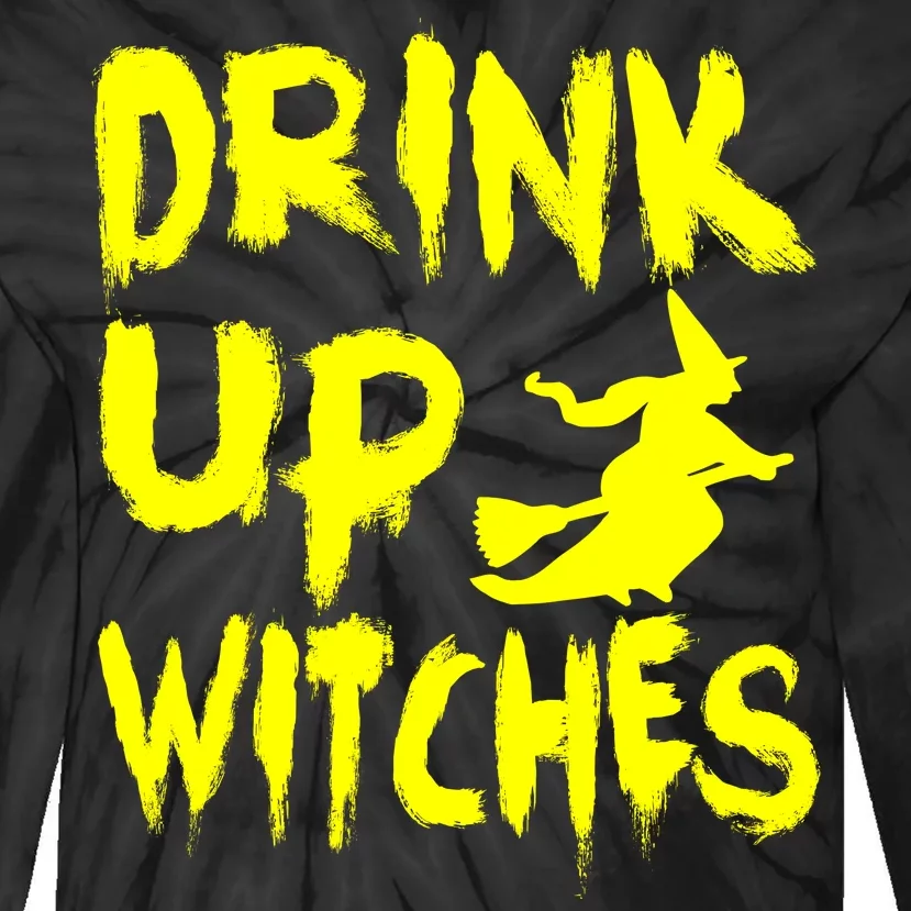 Drink Up Witches Tie-Dye Long Sleeve Shirt