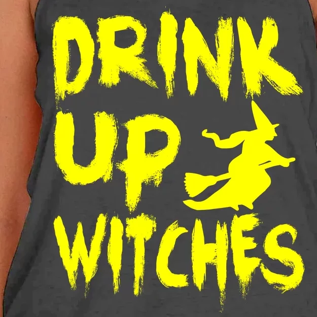 Drink Up Witches Women's Knotted Racerback Tank