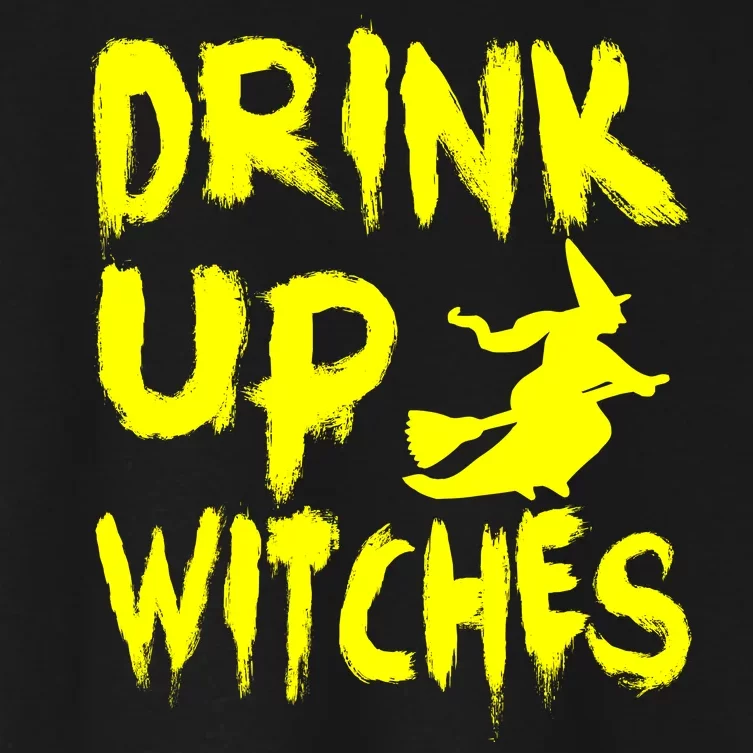 Drink Up Witches Women's Crop Top Tee