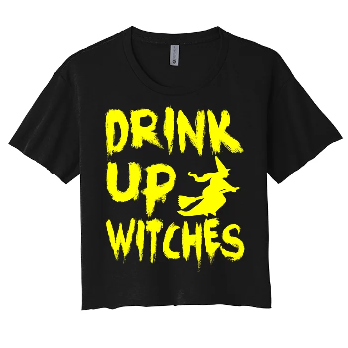 Drink Up Witches Women's Crop Top Tee