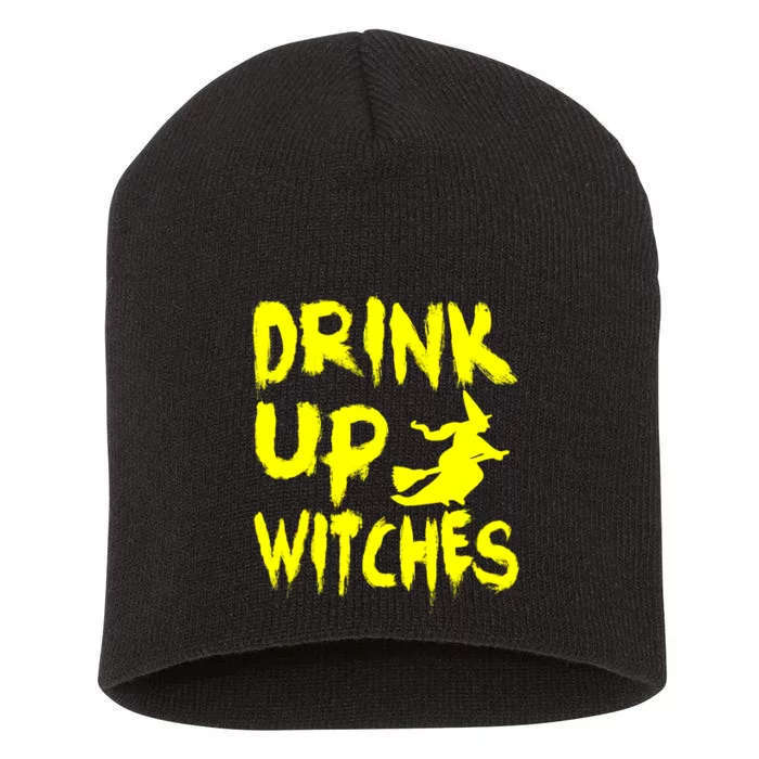 Drink Up Witches Short Acrylic Beanie