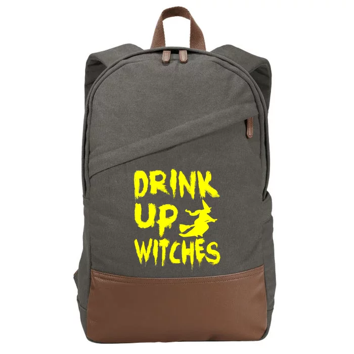 Drink Up Witches Cotton Canvas Backpack