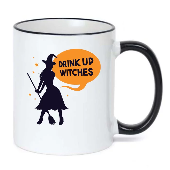 Drink Up Witches Funny Witch Black Color Changing Mug