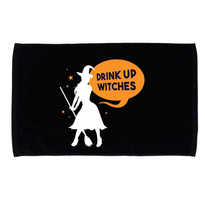 Drink Up Witches Funny Witch Microfiber Hand Towel