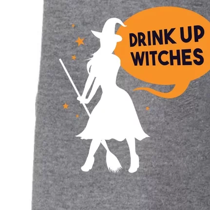 Drink Up Witches Funny Witch Doggie 3-End Fleece Hoodie