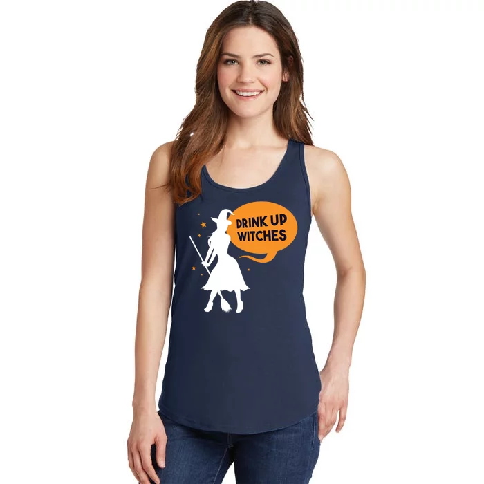 Drink Up Witches Funny Witch Ladies Essential Tank