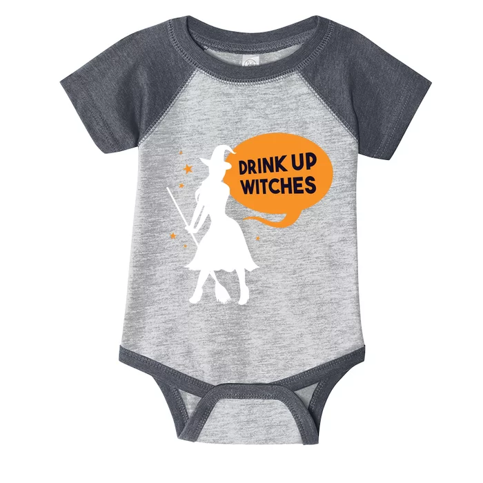 Drink Up Witches Funny Witch Infant Baby Jersey Bodysuit