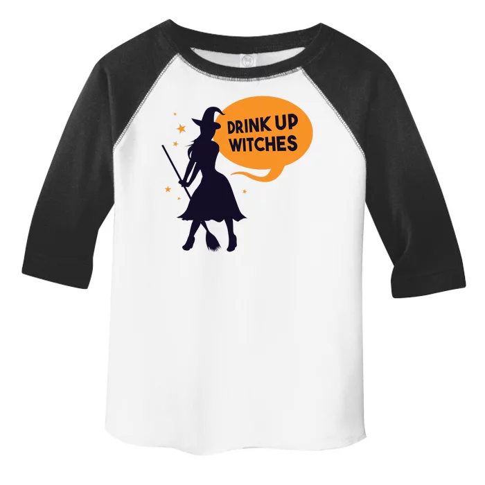 Drink Up Witches Funny Witch Toddler Fine Jersey T-Shirt