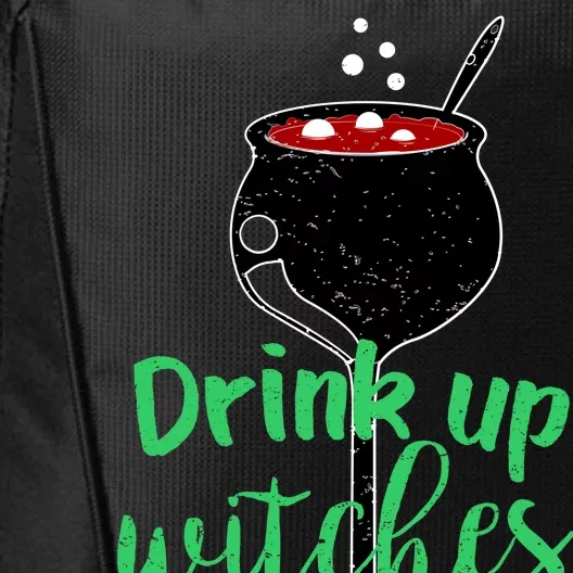 Drink Up Witches Halloween Wine City Backpack