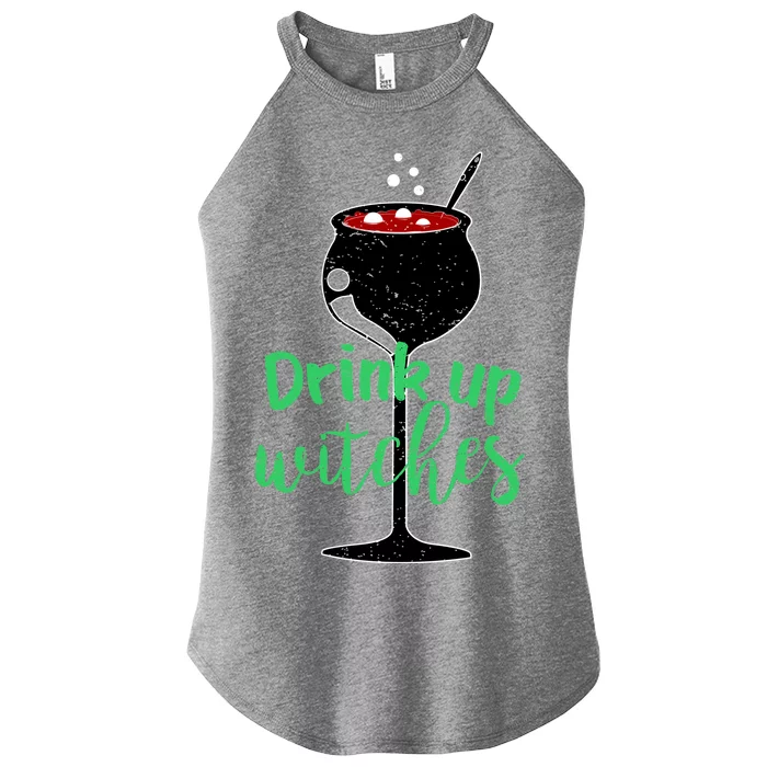 Drink Up Witches Halloween Wine Women’s Perfect Tri Rocker Tank