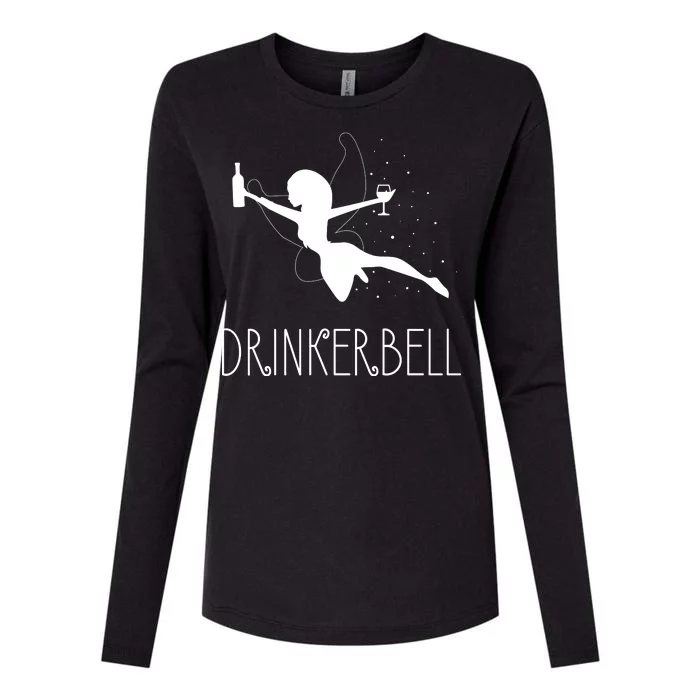 Drinkerbell Womens Cotton Relaxed Long Sleeve T-Shirt