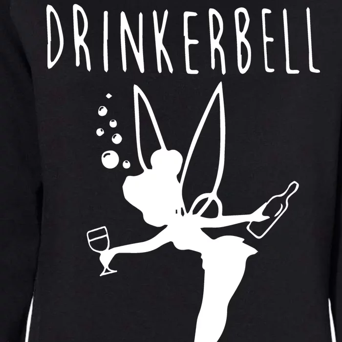 Drinkerbell Funny Womens California Wash Sweatshirt