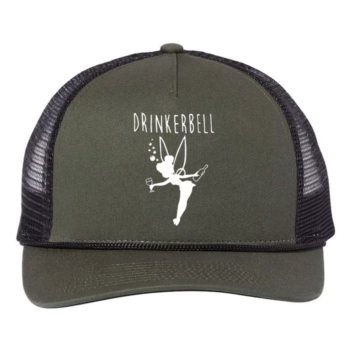 Drinkerbell Funny Retro Rope Trucker Hat Cap