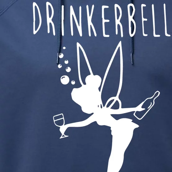 Drinkerbell Funny Performance Fleece Hoodie