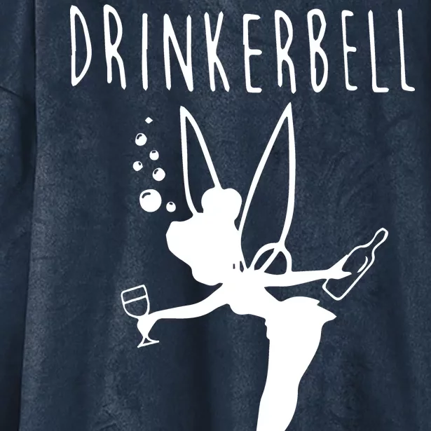 Drinkerbell Funny Hooded Wearable Blanket