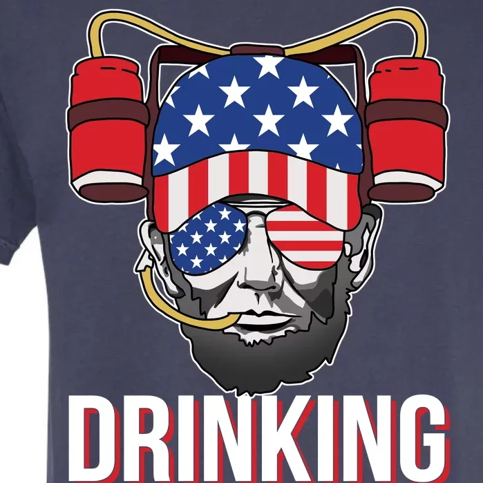 Drinking Like Lincoln Garment-Dyed Heavyweight T-Shirt