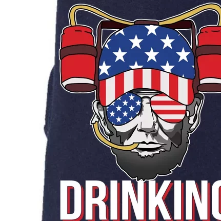 Drinking Like Lincoln Doggie 3-End Fleece Hoodie