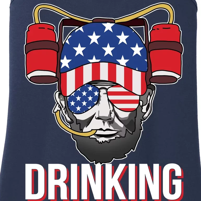 Drinking Like Lincoln Ladies Essential Tank