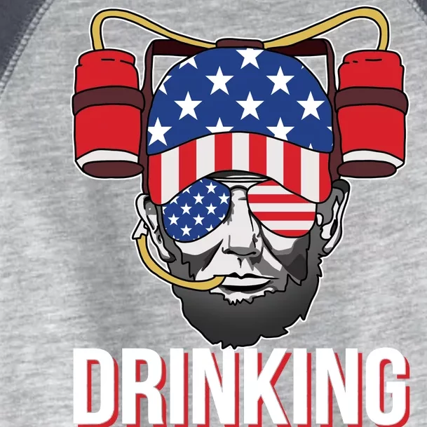 Drinking Like Lincoln Toddler Fine Jersey T-Shirt