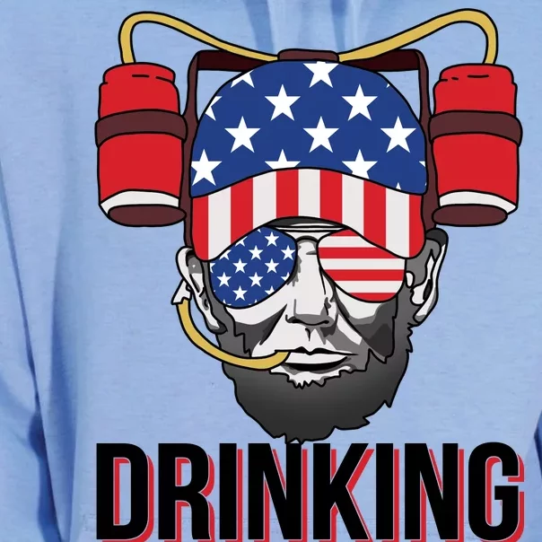 Drinking Like Lincoln Unisex Surf Hoodie