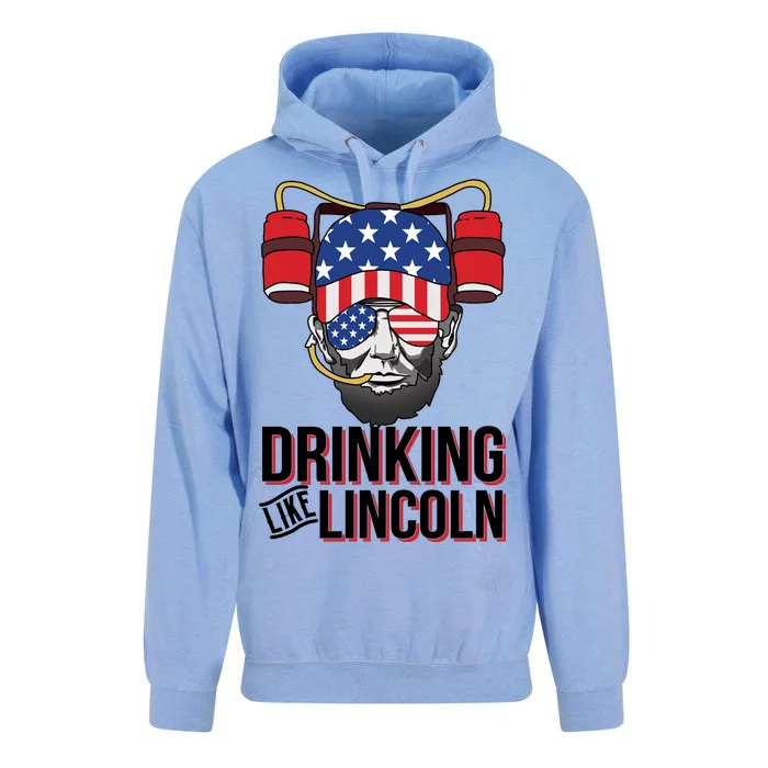 Drinking Like Lincoln Unisex Surf Hoodie