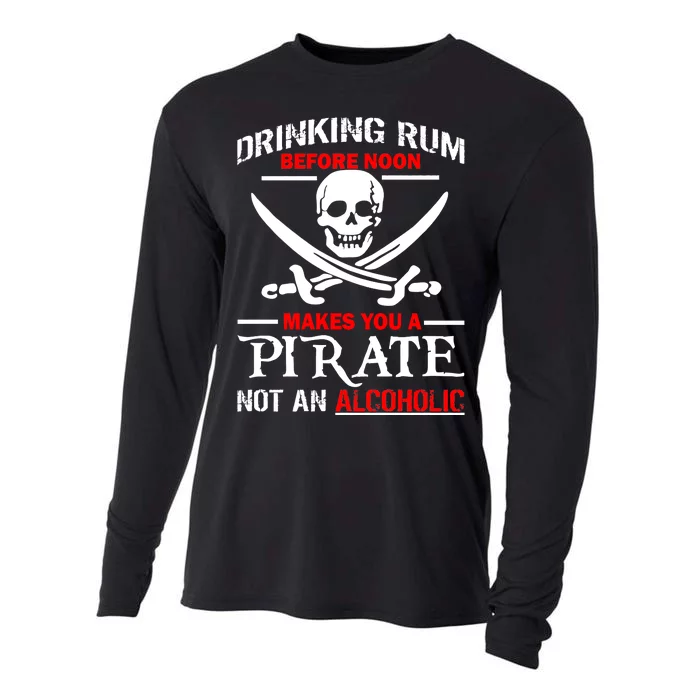 Drinking Rum Before Noon Makes You A Pirate Cooling Performance Long Sleeve Crew