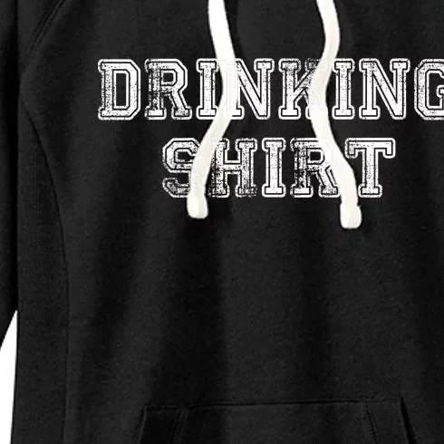 Drinking Shirt Women's Fleece Hoodie