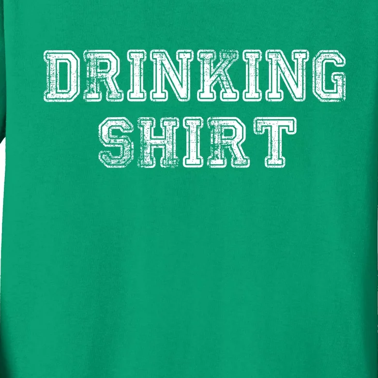 Drinking Shirt Kids Long Sleeve Shirt