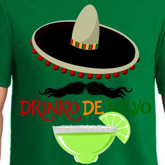 Drinko De Mayo Funny Cinco De Mayo Mustache Sombrero Pajama Set