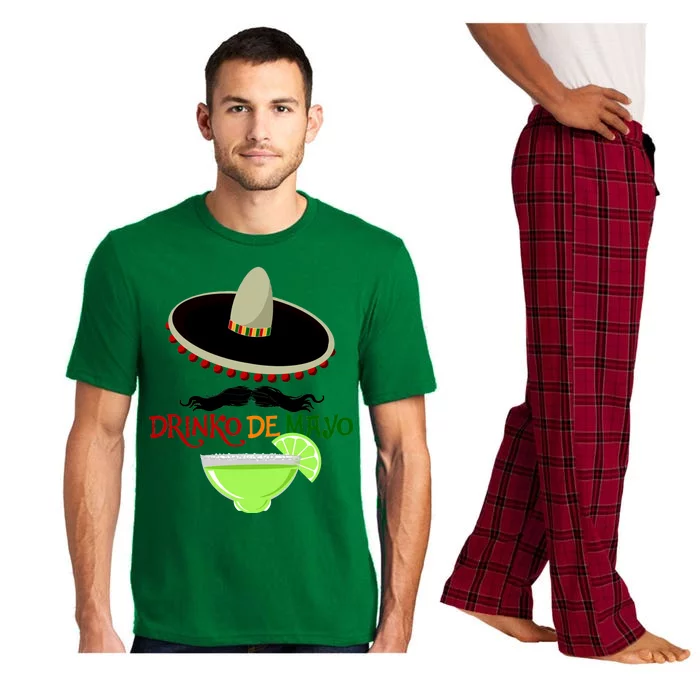 Drinko De Mayo Funny Cinco De Mayo Mustache Sombrero Pajama Set