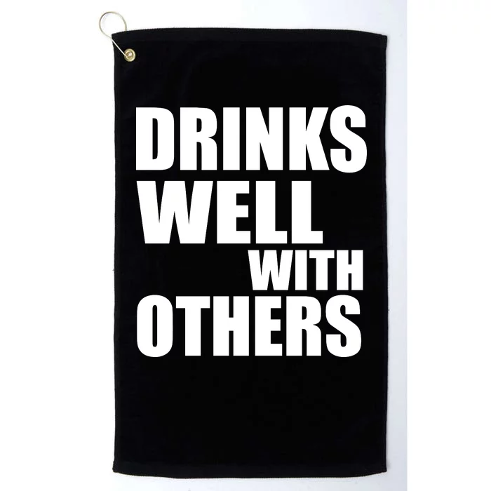 Drinks Well With Others Platinum Collection Golf Towel