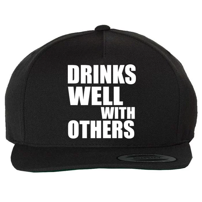 Drinks Well With Others Wool Snapback Cap