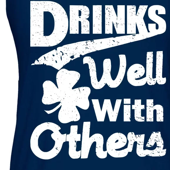 Drinks Well With Others St. Patrick's Day Ladies Essential Flowy Tank