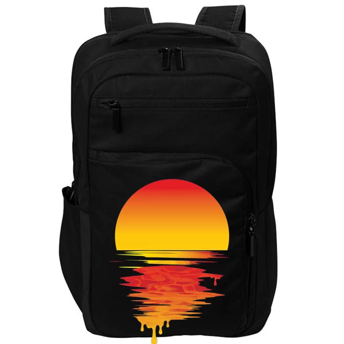 Dripping Sunset Impact Tech Backpack