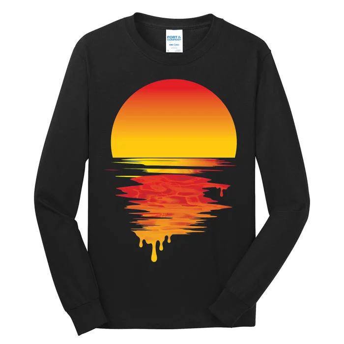 Dripping Sunset Tall Long Sleeve T-Shirt