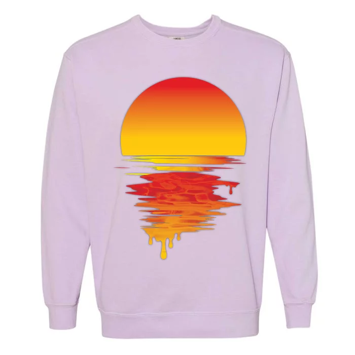 Dripping Sunset Garment-Dyed Sweatshirt