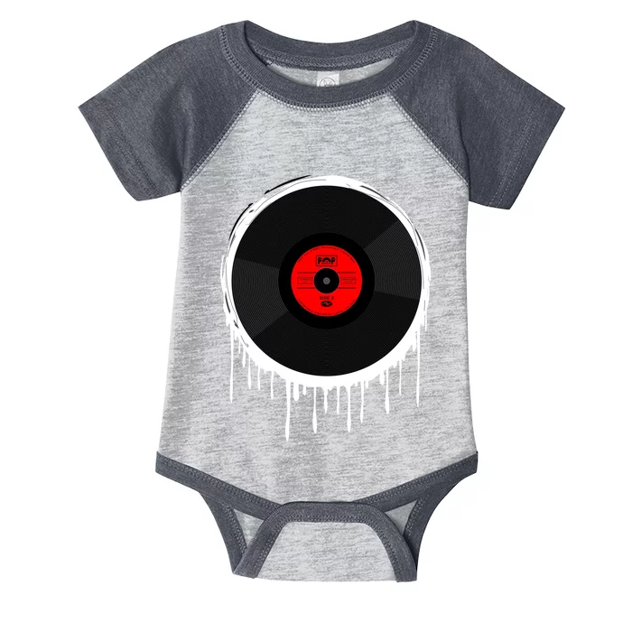 Dripping Vinyl Record Infant Baby Jersey Bodysuit