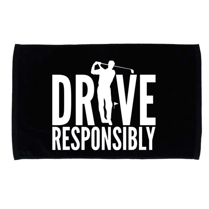 Drive Responsibly Golf Driver Microfiber Hand Towel