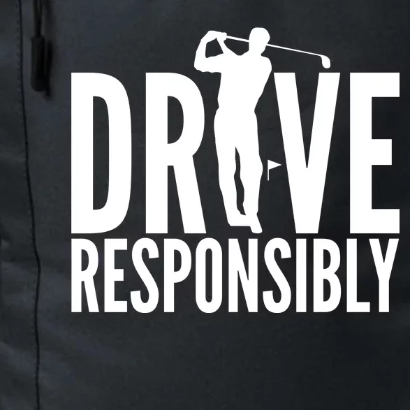 Drive Responsibly Golf Driver Daily Commute Backpack