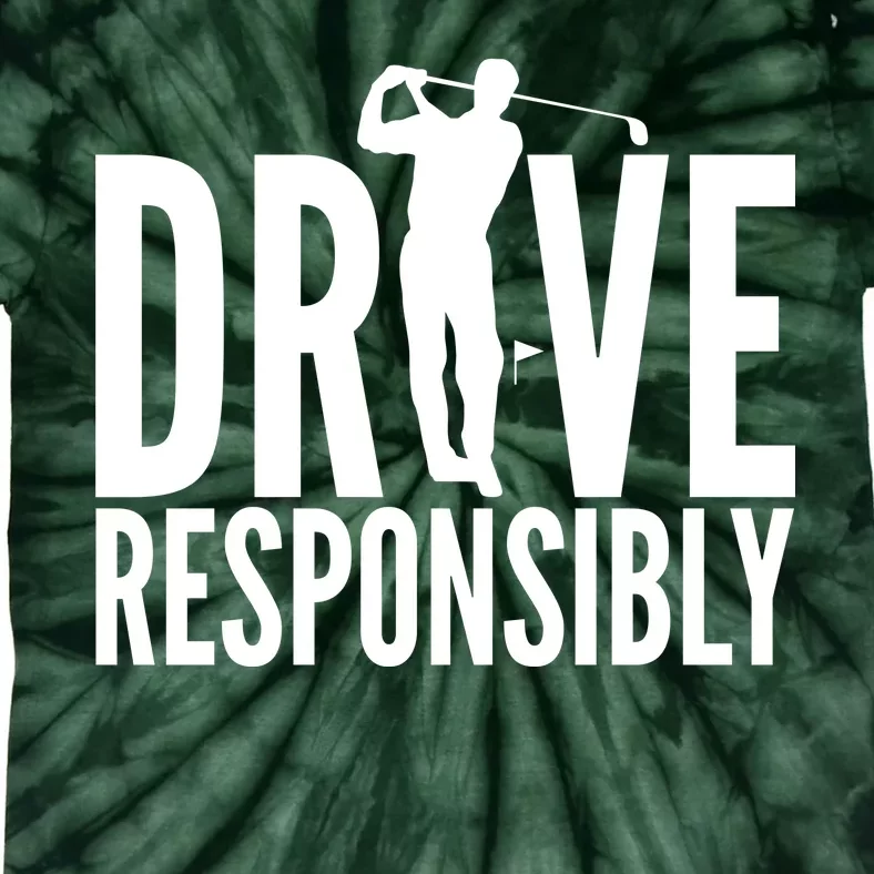 Drive Responsibly Golf Driver Tie-Dye T-Shirt