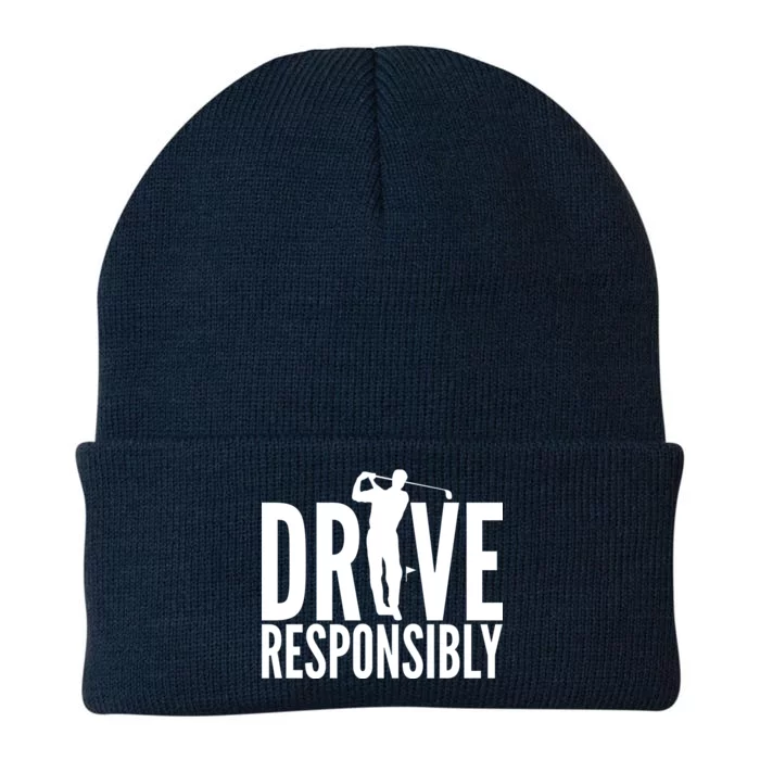 Drive Responsibly Golf Driver Knit Cap Winter Beanie