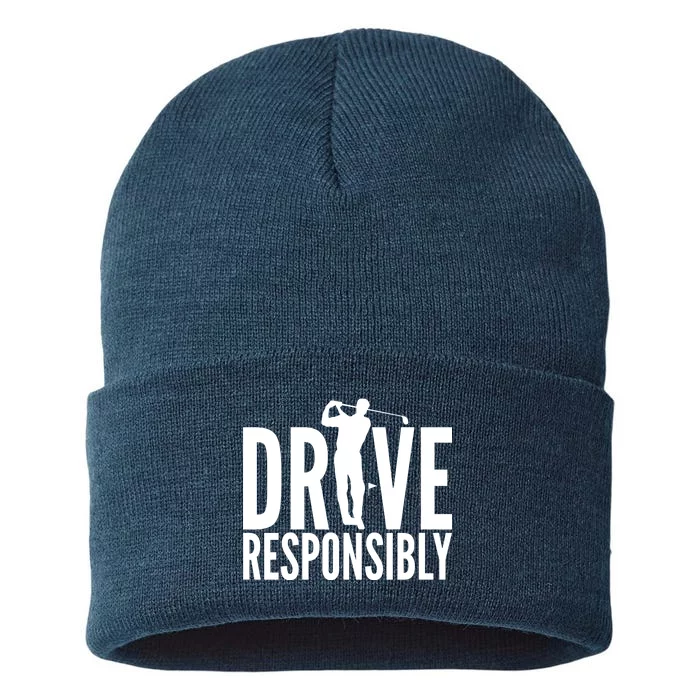 Drive Responsibly Golf Driver Sustainable Knit Beanie