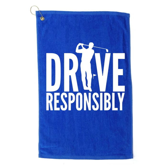 Drive Responsibly Golf Driver Platinum Collection Golf Towel