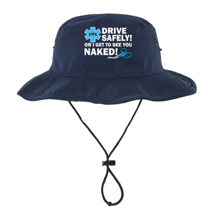 Drive Safely Or I Get To See You Naked EMS Legacy Cool Fit Booney Bucket Hat