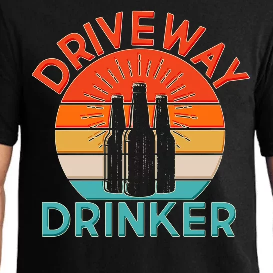 Driveway Drinker Retro Pajama Set