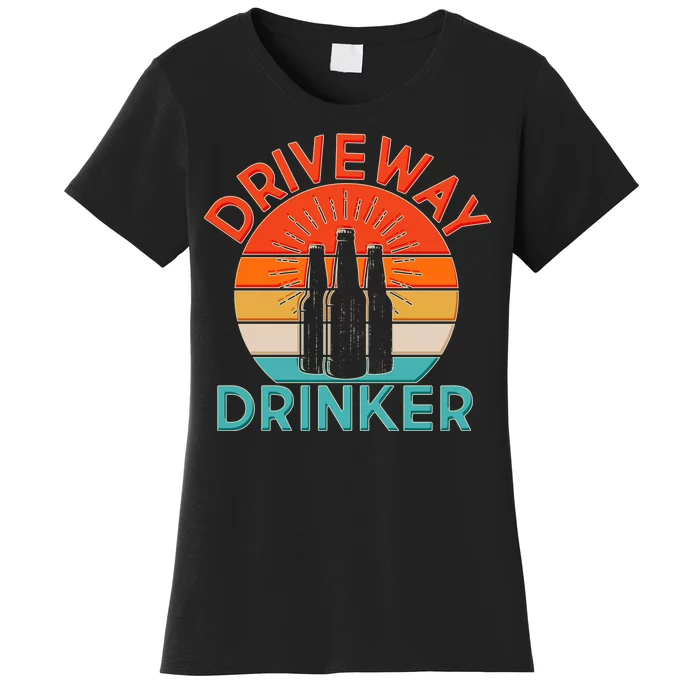 Driveway Drinker Retro Women's T-Shirt