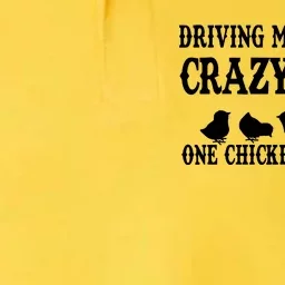 Driving My Husband Crazy One Chicken At A Time Softstyle Adult Sport Polo