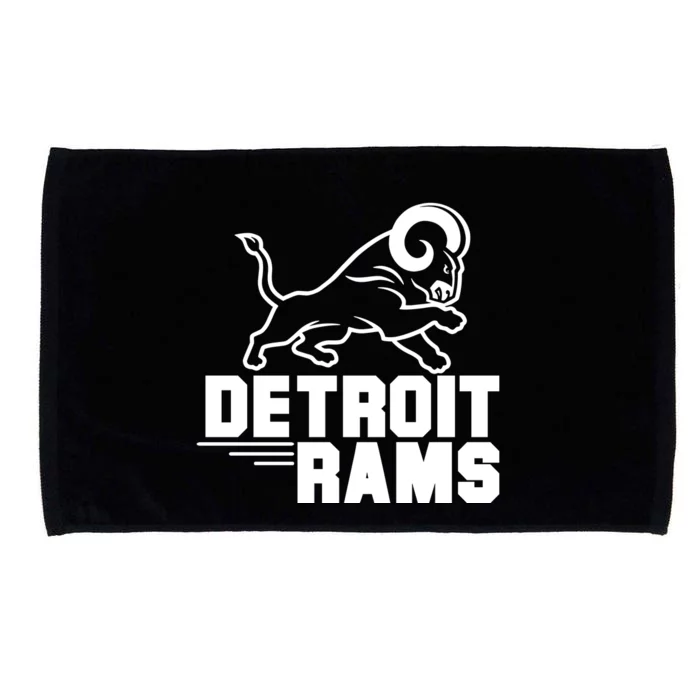 Detroit Rams Logo Microfiber Hand Towel