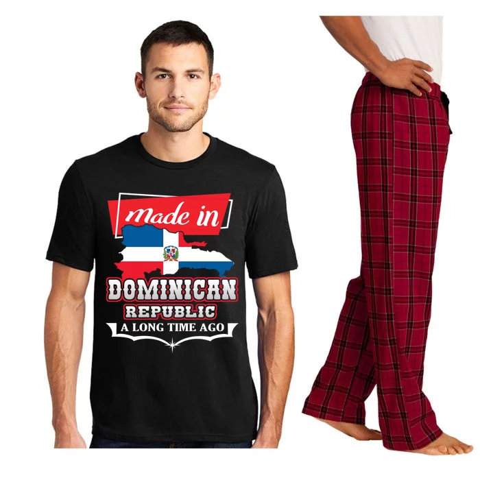 Dominican Republic Long Ago Funny Gift Country Flag Funny Gift Dr Native Great G Pajama Set