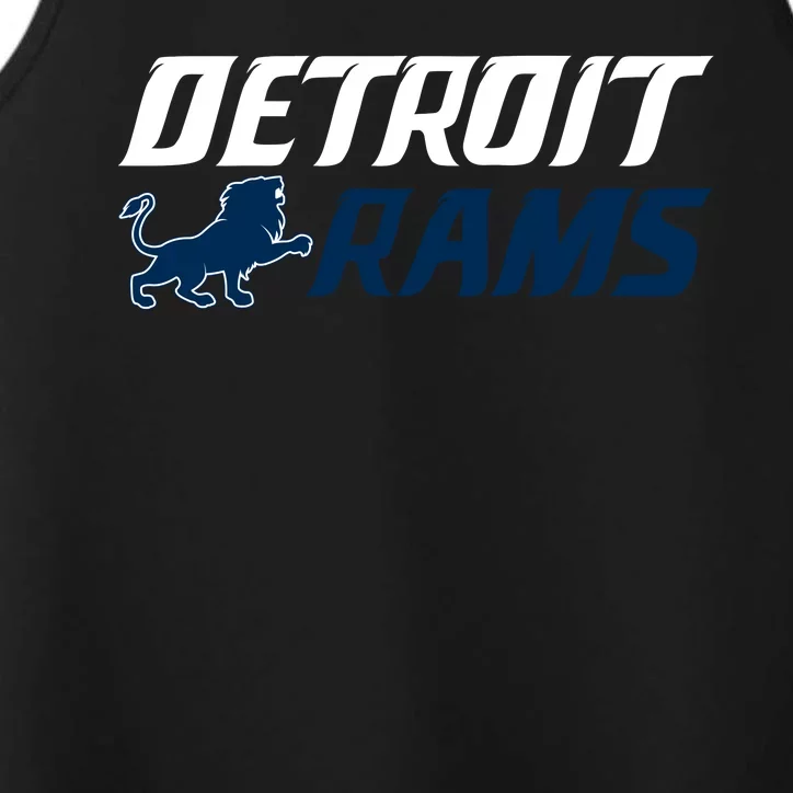 Detroit Rams Lion Performance Tank